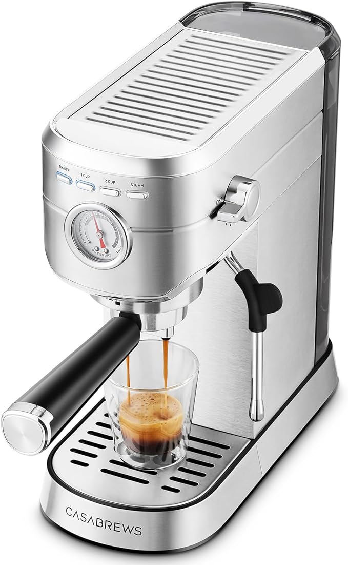 Casabrews 5418 budget espressomachine met melkopschuimer