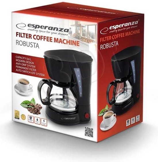 Esperanza EKC006 verpakking koffiezetapparaat