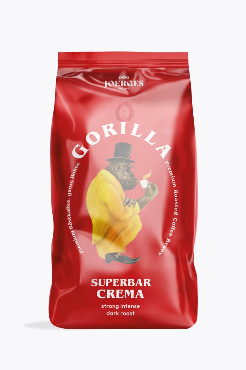 Gorilla Superbar Crema 1kg koffiebonen