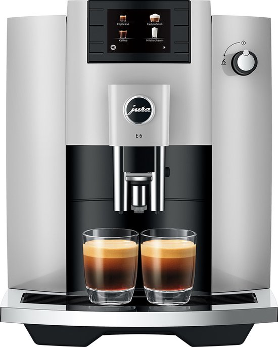 JURA E6 Platina volautomatische espressomachine