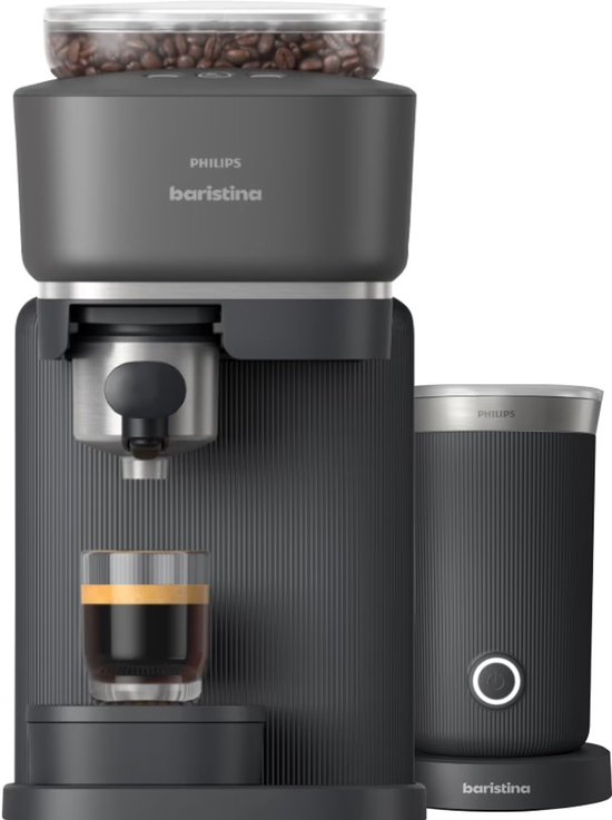 Philips Baristina bundel met melkopschuimer
