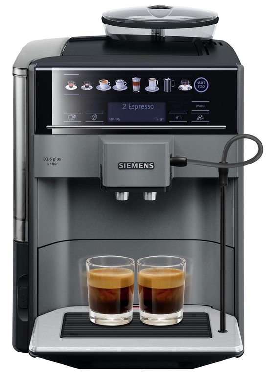 Siemens EQ6 Plus s100 volautomatische espressomachine