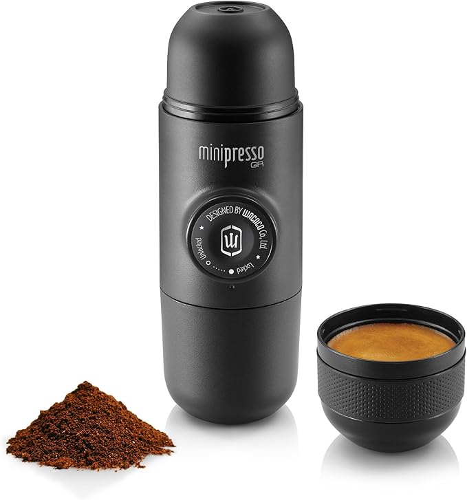 WACACO Minipresso GR handmatige espressomachine