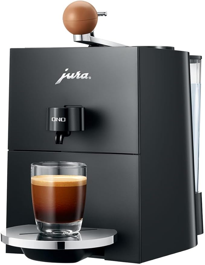 Jura ONO espressomachine — compact, strak design in piano black
