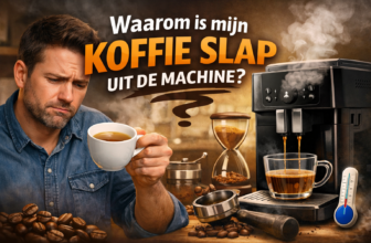 Waarom is mijn koffie slap uit de machine?