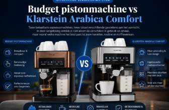 Budget pistonmachine vs Klarstein Arabica Comfort