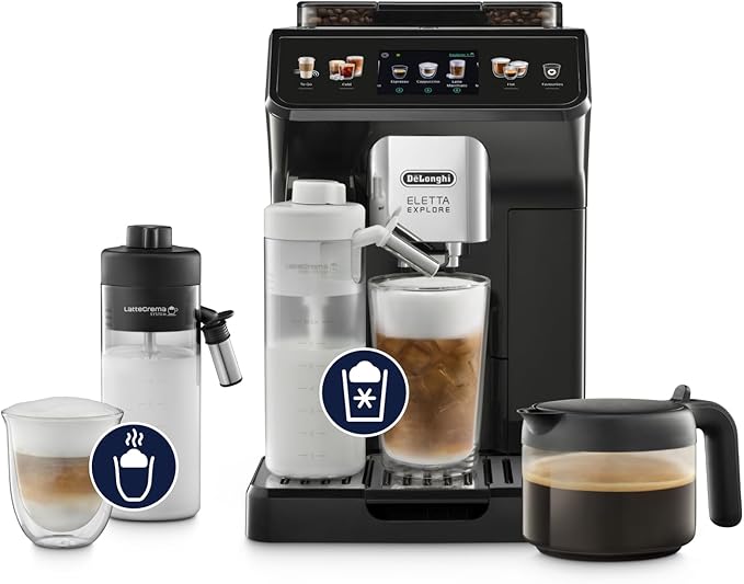 DeLonghi Eletta Explore volautomatische koffiemachine met Cold Brew en app