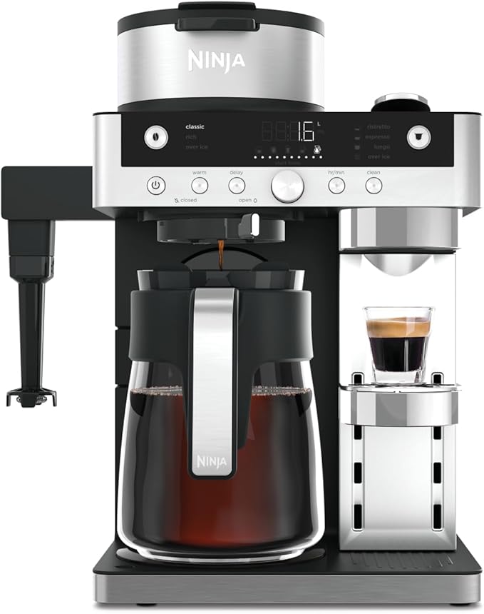 Ninja Prestige 2-in-1 koffiezetapparaat vooraanzicht