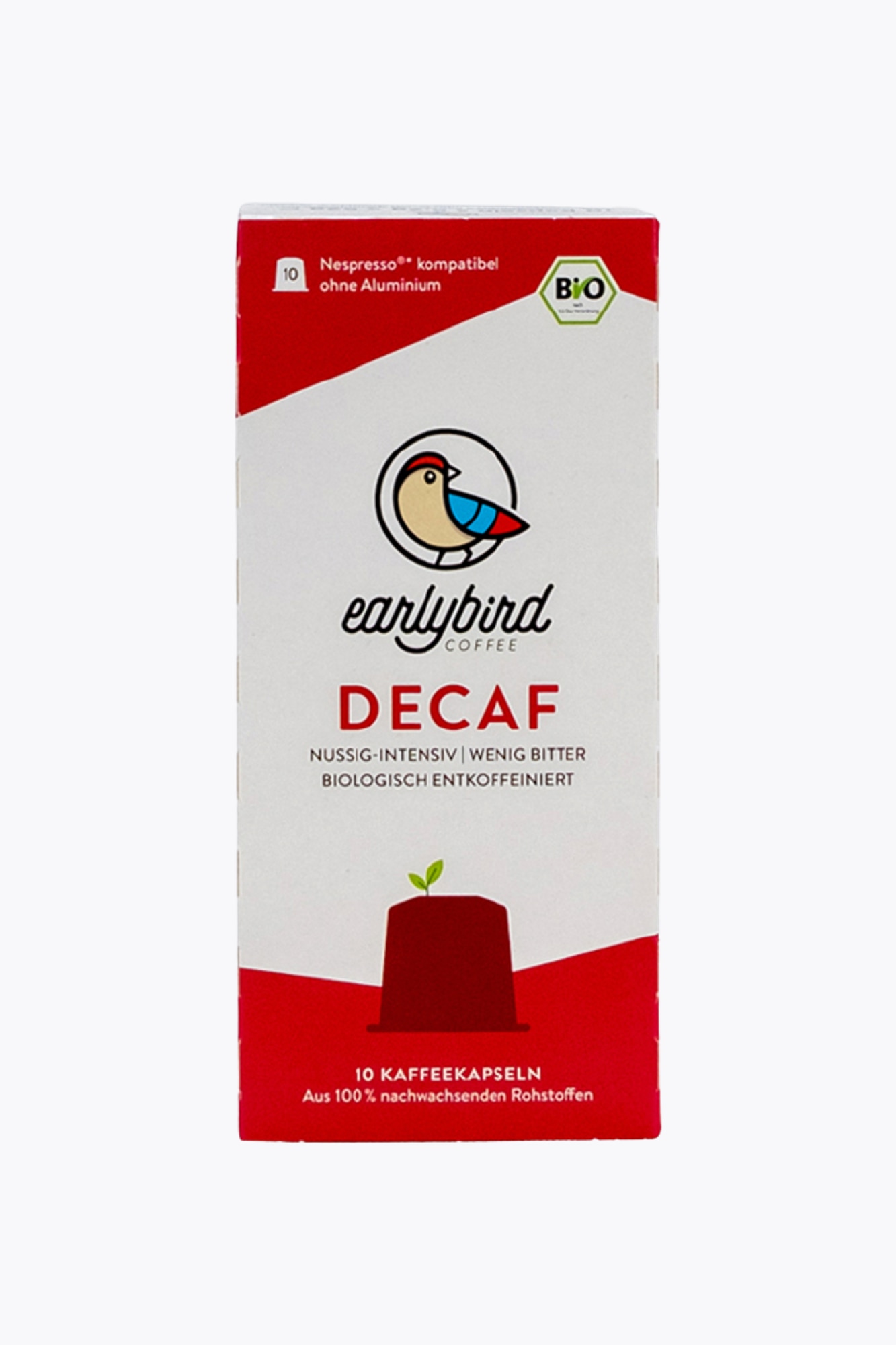 EarlyBird Coffee Decaf Bio capsules