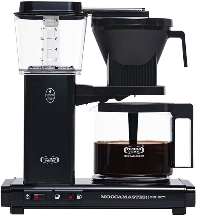 Moccamaster KBG Select filterkoffiemachine zwart 1.25L