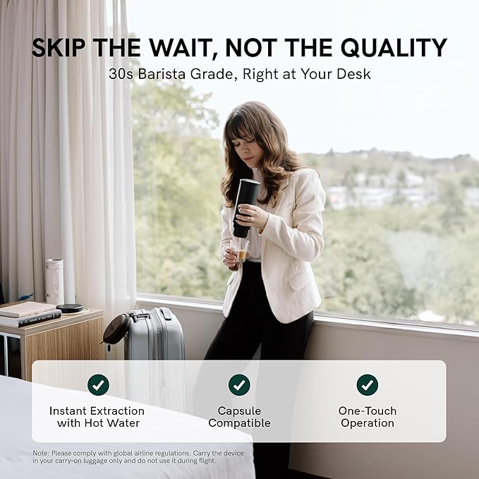 Beste koffiemachine voor kamperen Outin Nano draagbare espressomachine
