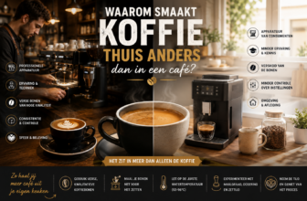 Waarom smaakt koffie thuis anders dan in een café?